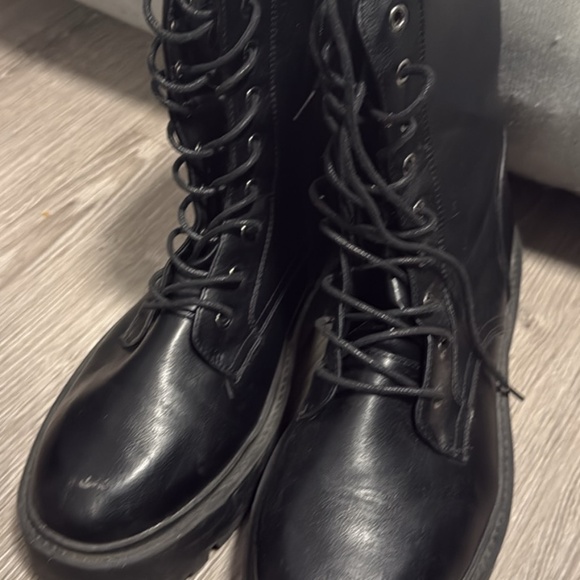 Lace up boots wide fit - Picture 2 of 2